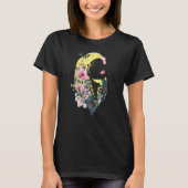 Flower Power Girl  Plants Lady T-shirt (Voorkant)
