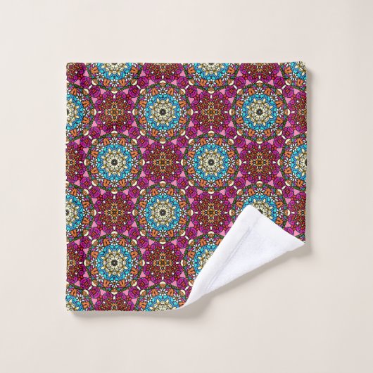Flower Power Groovy Tuin Bad Handdoek (Wasdoekje)