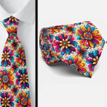 Flower Power Hippy Neck Tie Stropdas<br><div class="desc">🌼✌️ Flower Power Hippy Neck Tie – Retro 60s & 70s Vibes ✌️🌼 Make a bold, groovy statement with this Flower Power Hippy Neck Tie! Inspired by the free-spirited style of the 1960s and 70s, this vibrant design features colorful psychedelic florals that radiate peace, love, and good vibes. Perfect for...</div>