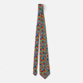 Flower Power Hippy Neck Tie Stropdas (Achterkant)