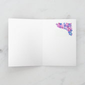 'Flower Power' kankerpatiënt denkt aan jou Kaart (Binnen)