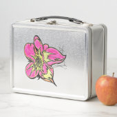 Flower Power Klassieke Metal Lunchbox  (In situ)