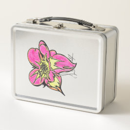 Flower Power Klassieke Metal Lunchbox 