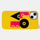 Flower Power Liefde in het Kwadraat Case-Mate iPhone Case (Achterkant (horizontaal))