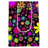 Flower Power Medium Cadeauzakje (Achterkant)
