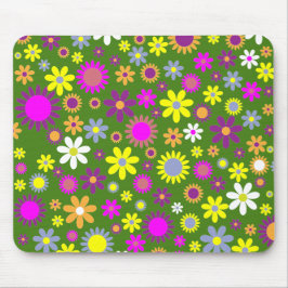 Flower Power Mousepad Muismat
