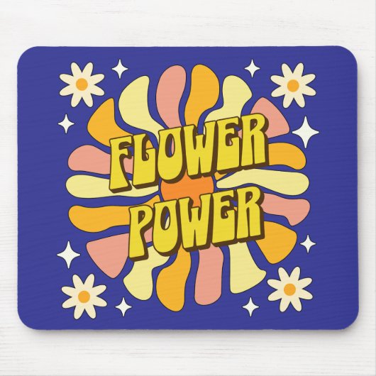 Flower Power Muismat (Voorkant)
