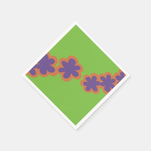 Flower Power napkins Servet (Hoek)