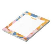Flower Power Notepad Notitieblok (Linkerzijde)
