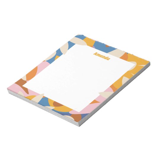 Flower Power Notepad Notitieblok (Linkerzijde)