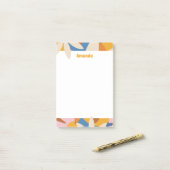 Flower Power Notepad Post-it® Notes (Op bureau)