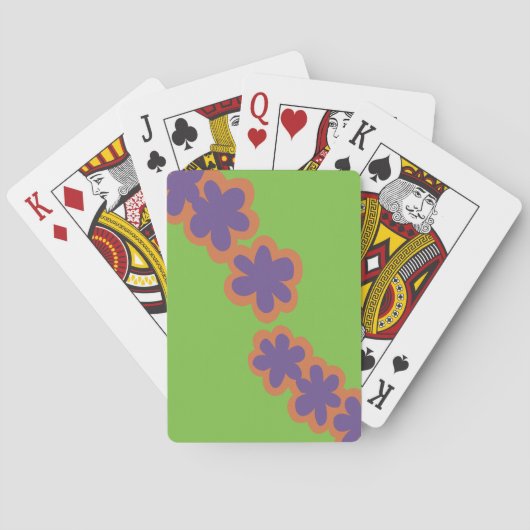 Flower Power Poker Cards Pokerkaarten (Achterkant)