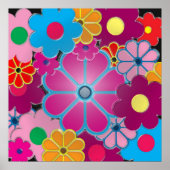 flower power poster (Voorkant)