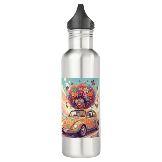 Flower Power Ride Water Bottle Waterfles (Links)