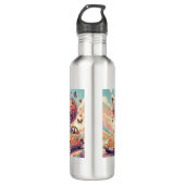 Flower Power Ride Water Bottle Waterfles (Voorkant)
