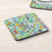 Flower Power Set van 6 Onderzetters (Linkerzijde)