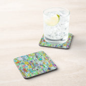 Flower Power Set van 6 Onderzetters (Rechterzijde)