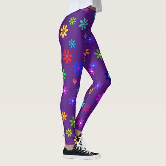 Flower Power Shower - kleurpatroon 1 Leggings (Rechts)