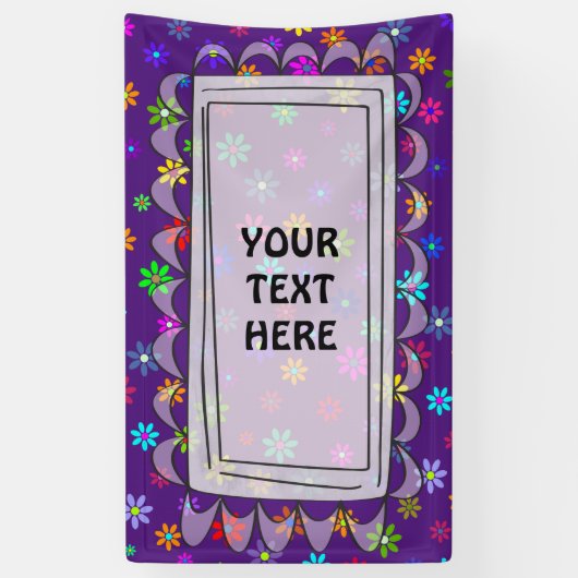 Flower Power Shower - kleurpatroon 1 Spandoek (Verticaal)