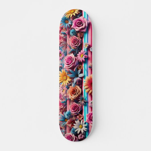 Flower Power Shred Skateboard (Voorkant)