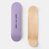 Flower Power Skateboard (Voorkant)