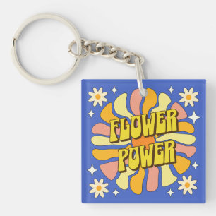 Flower Power Sleutelhanger
