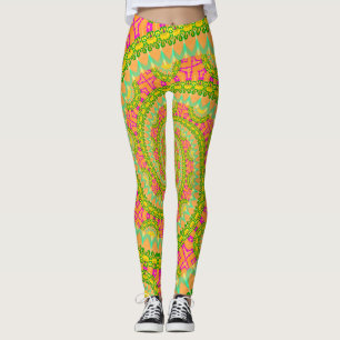 Flower Power Spiraal ZONNIG Leggings