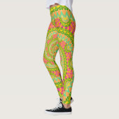 Flower Power Spiraal ZONNIG Leggings (Links)