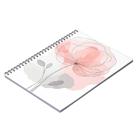 Flower Power Spiralblock Notitieboek (Linkerzijde)