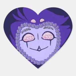 Flower Power Stolas Goetia Hart Sticker