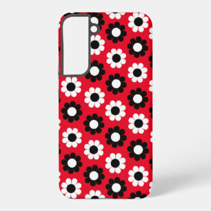 Flower Power Streep Samsung Galaxy Hoesje