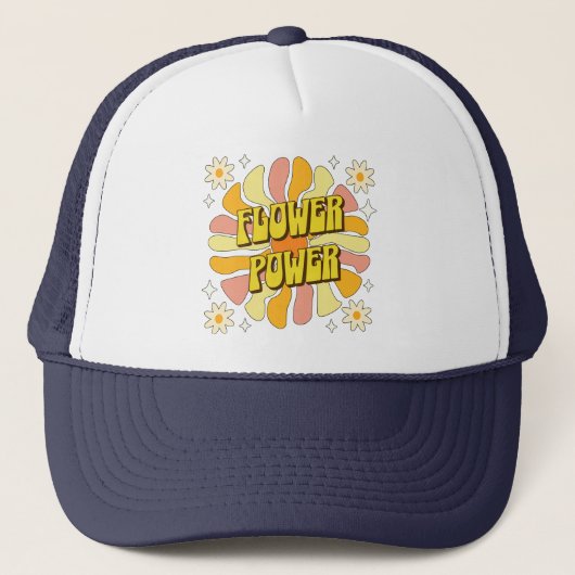 Flower Power Trucker Pet (Voorkant)