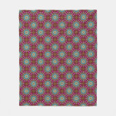Flower Power V Garden Groovy Fleece Deken (Voorkant)