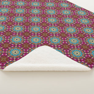 Flower Power V Garden Groovy Sherpa Deken