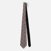 Flower Power V Neck Tie Stropdas (Voorkant)