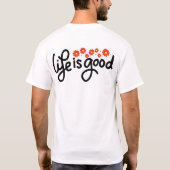 Flower Power Vibes T-shirt (Achterkant)