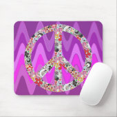 Flower Power Vrede I - sinus pnk Muismat (Met muis)
