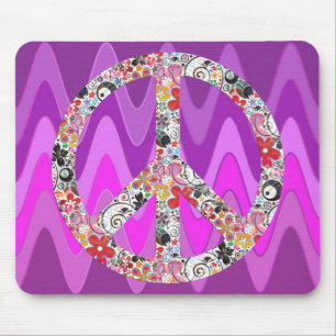 Flower Power Vrede I - sinus pnk Muismat