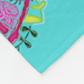 Flower Power Vredescombinatie 1 Fleece Deken (Hoek)