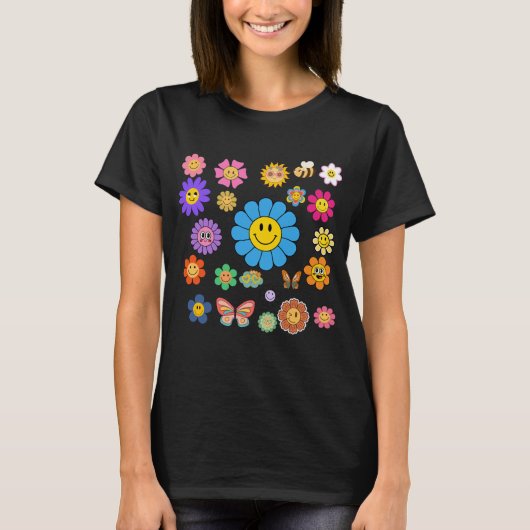 Flower Power Vrouwen T-shirt (Voorkant)