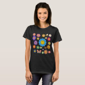 Flower Power Vrouwen T-shirt (Voorkant volledig)