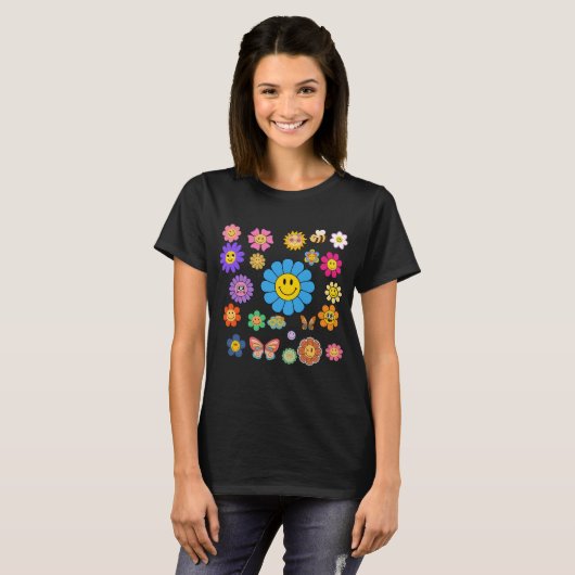 Flower Power Vrouwen T-shirt (Voorkant volledig)