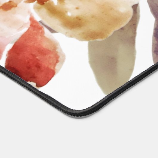 Flower Princess Blush Pink Pastel Waterverf Bureaumat (Hoek)