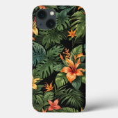Flower Print telefoonhoesje Case-Mate iPhone Case (Achterkant)