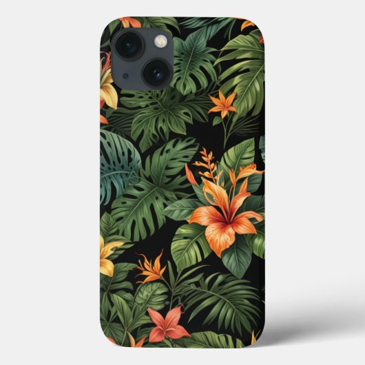 Flower Print telefoonhoesje Case-Mate iPhone Case (Achterkant)