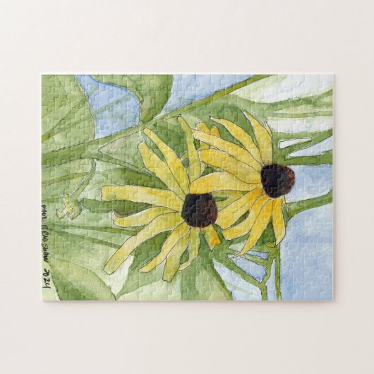 flower puzzle legpuzzel (Horizontaal)