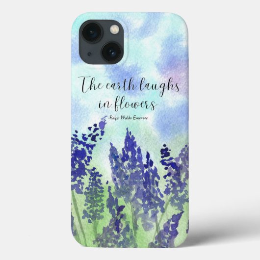 Flower Quote iPhone case (Achterkant)