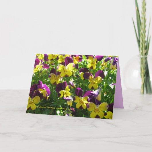 Flower Quotes Kaart (Voorkant)