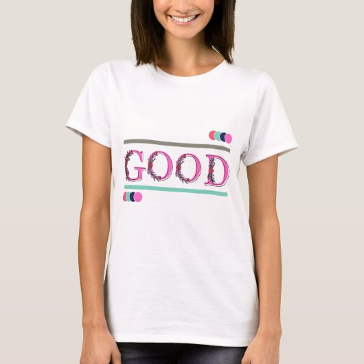 Flower Quotes Tekst Zomer T-shirt (Voorkant)
