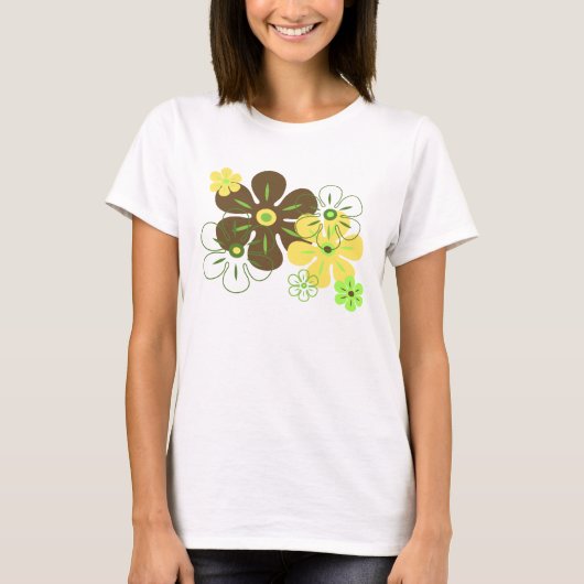Flower Rain Tropical Gal's T-shirts (Voorkant)